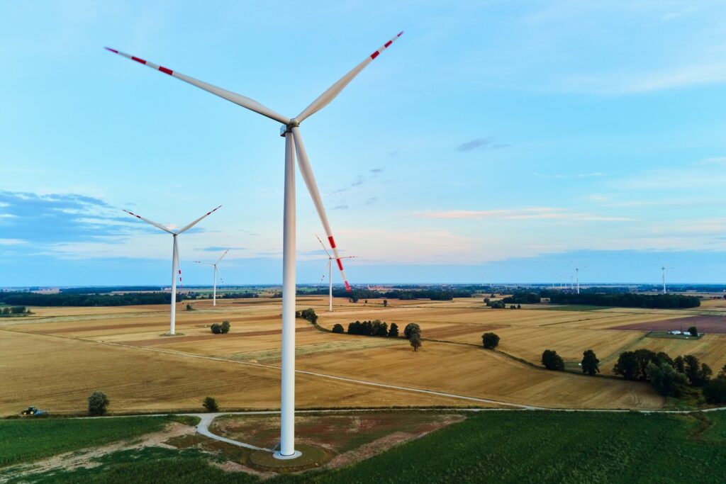 examples of wind turbines harnessing clean energy solutions