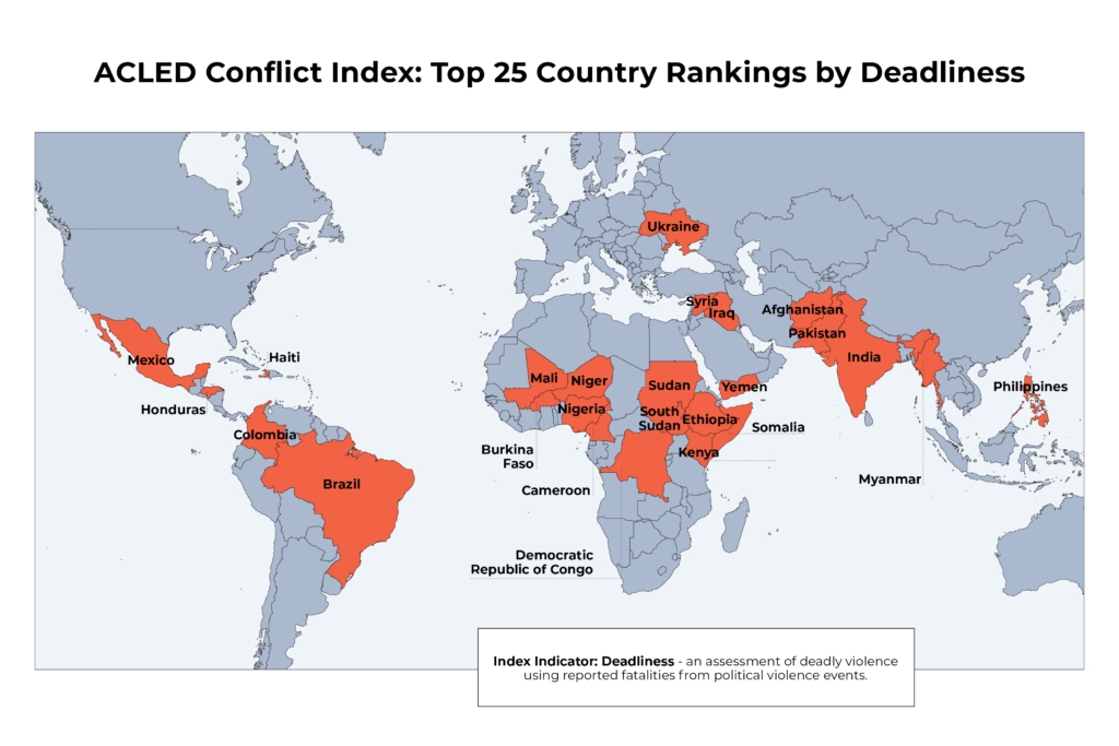 how many political conflicts in the united states are considered