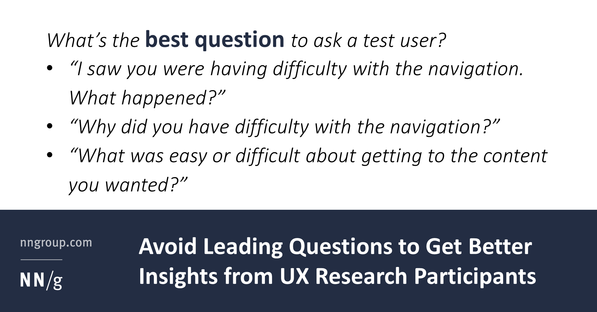 leading questions examples to enhance communication