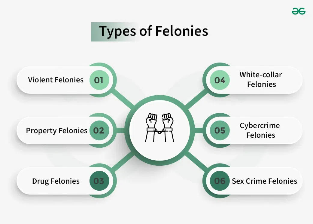 less serious felonies examples you should know