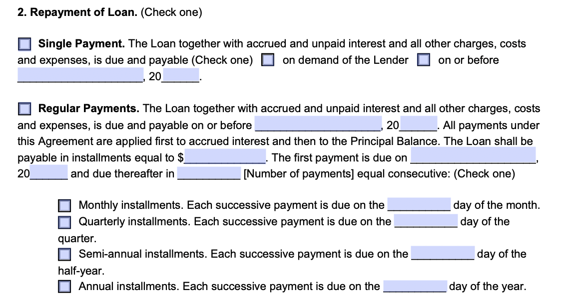 loan agreement template examples for your needs