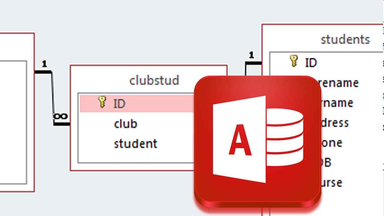 many to many relationships in access examples