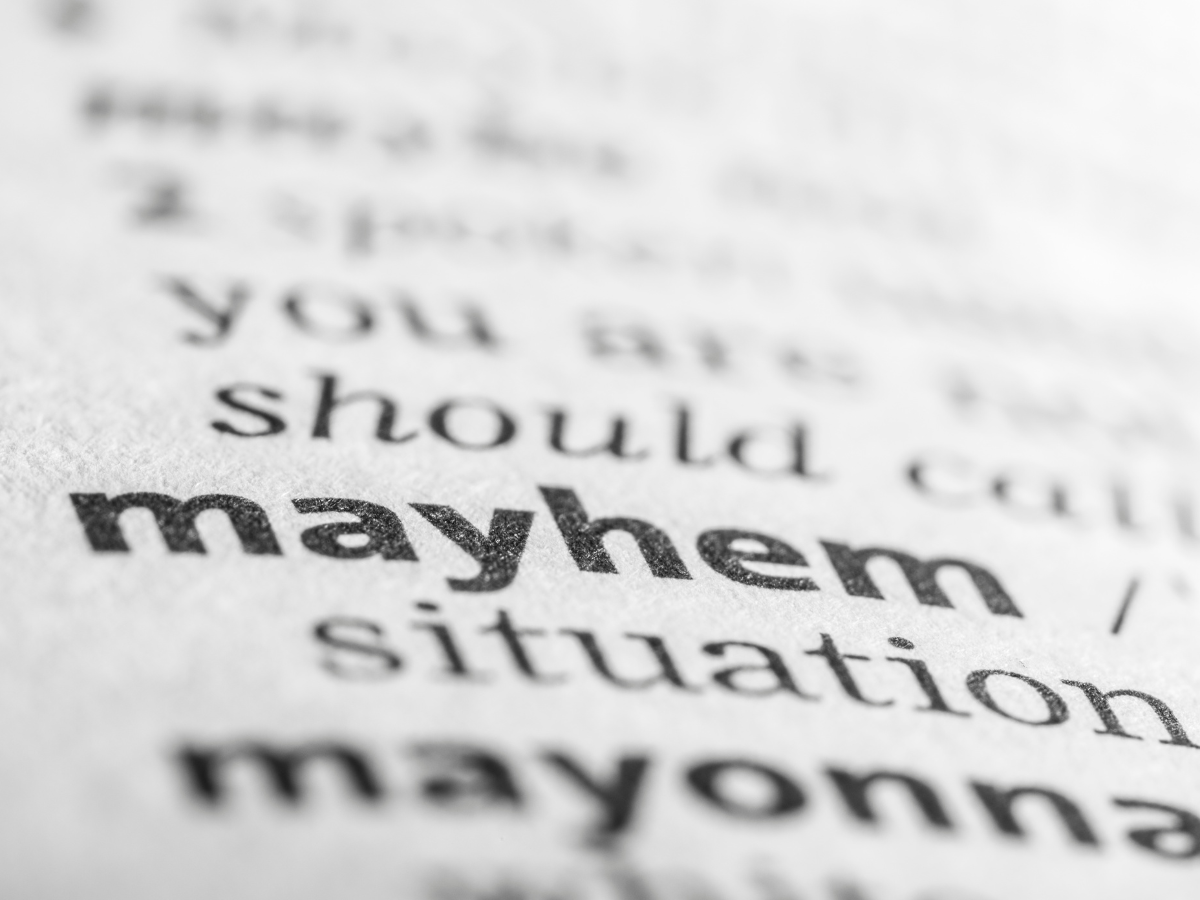 mayhem charge real life examples and implications