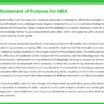 mba statement of purpose examples for applicants