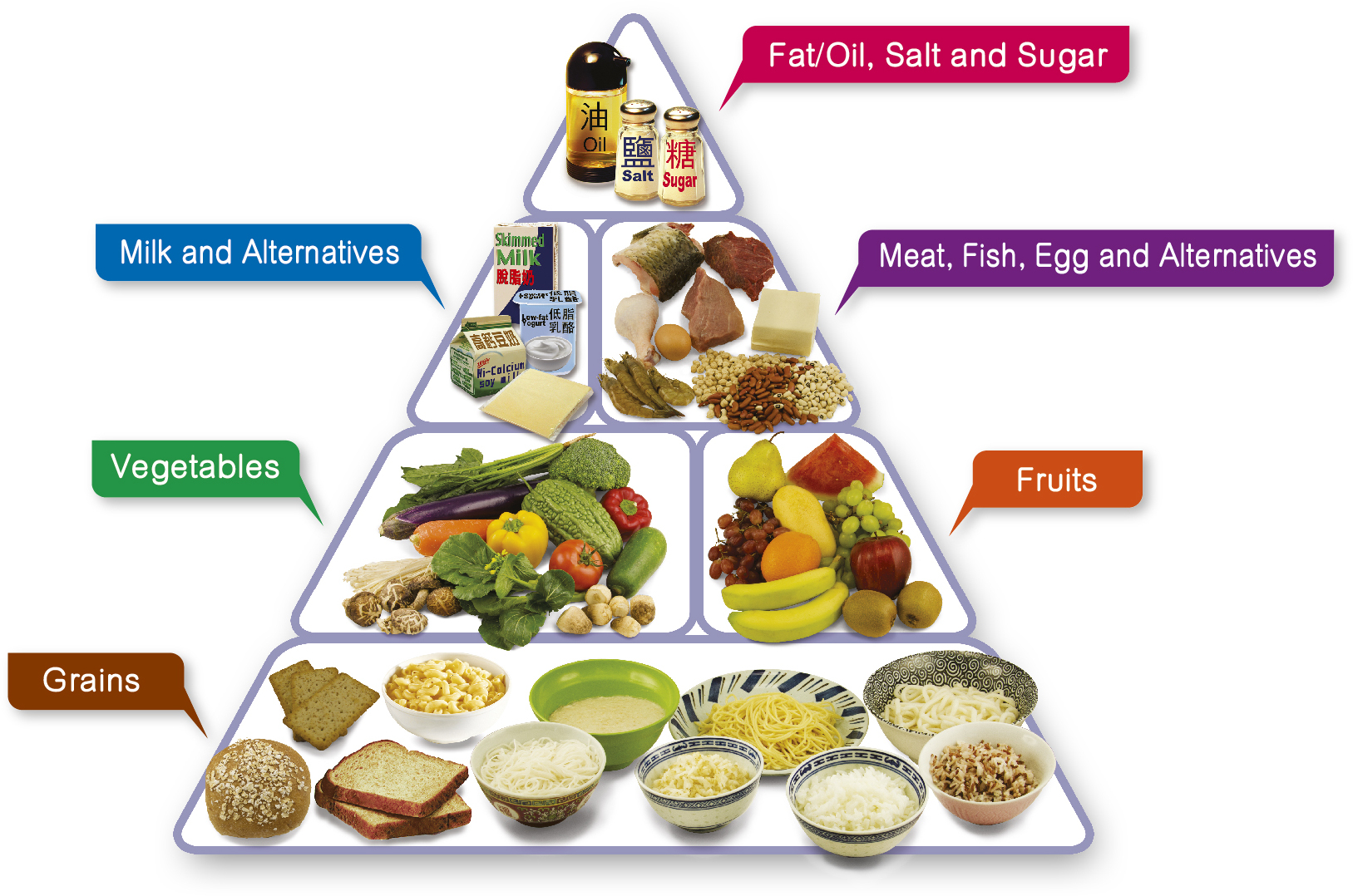 meats and beans are examples of nutritious food groups
