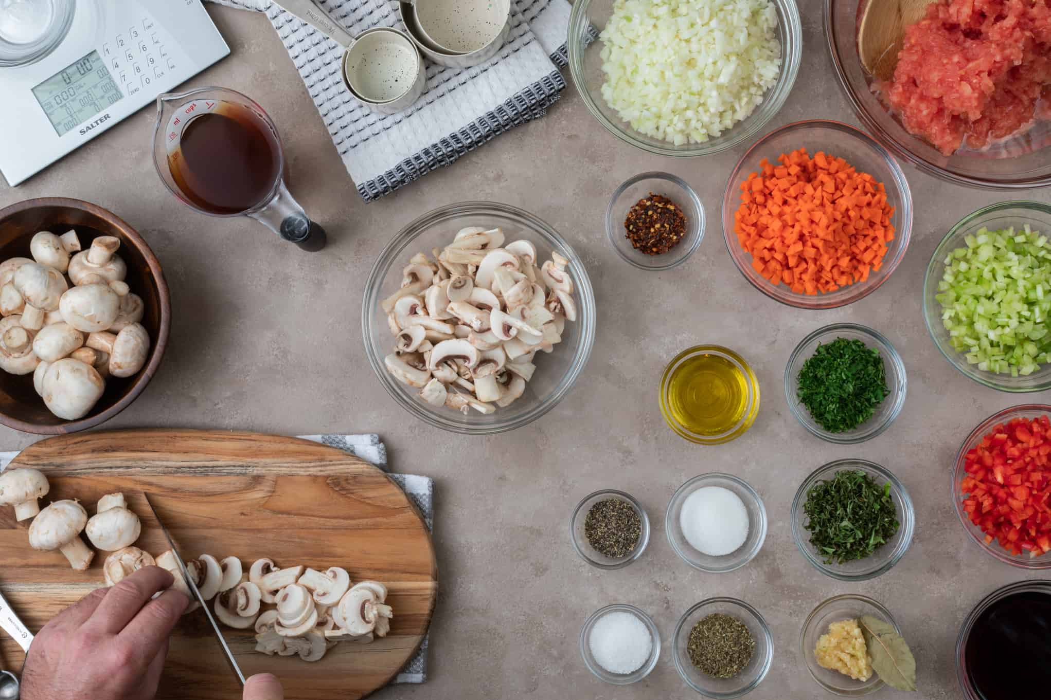 mise en place examples organize your cooking like a pro