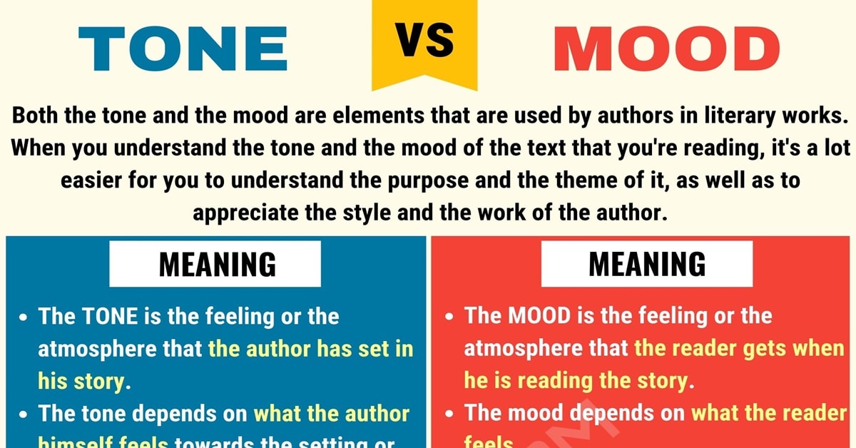 mood vs tone key examples explained