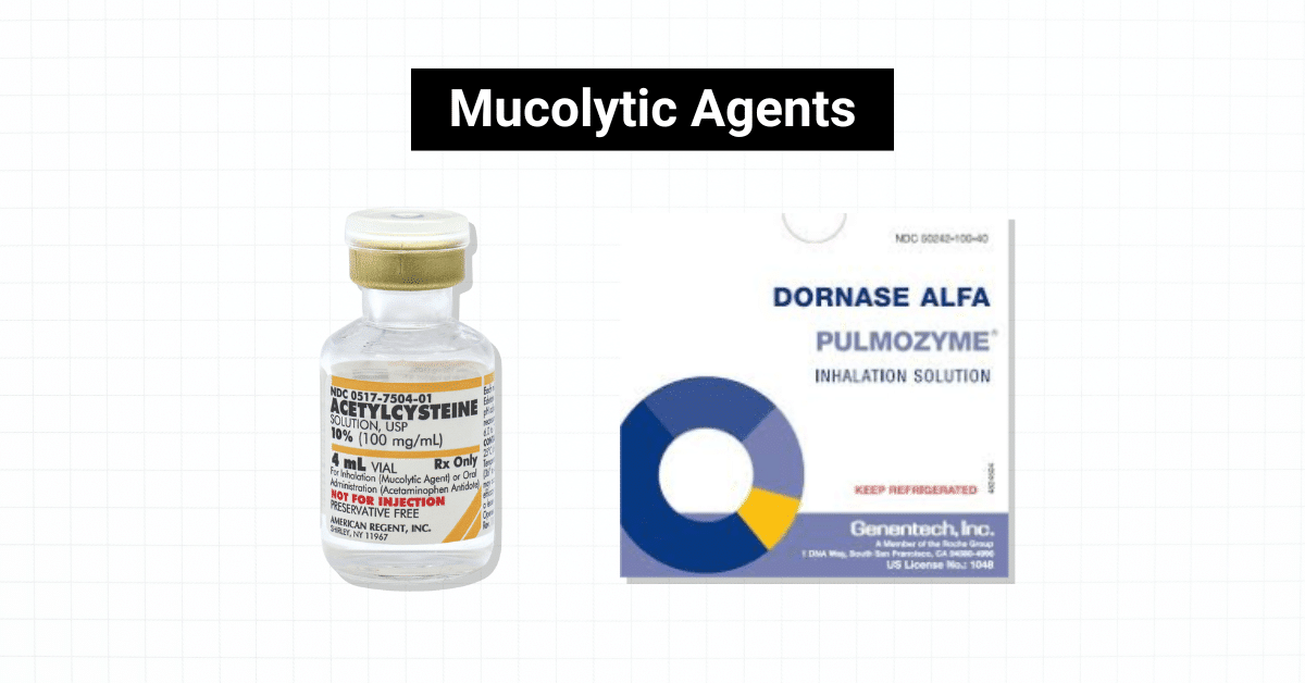 mucolytic agents for respiratory health and relief