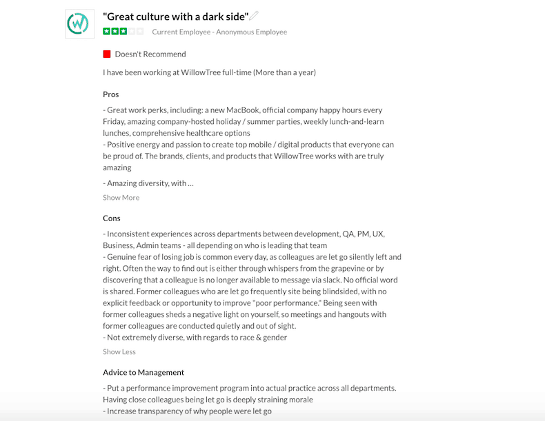 negative review response examples for brands