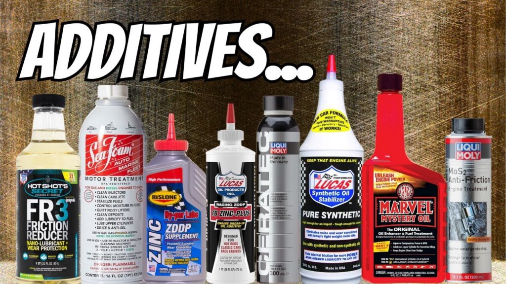 oil treatment gas treatment more automotive additives