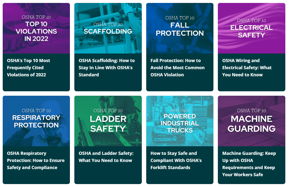 osha violations list common examples explained
