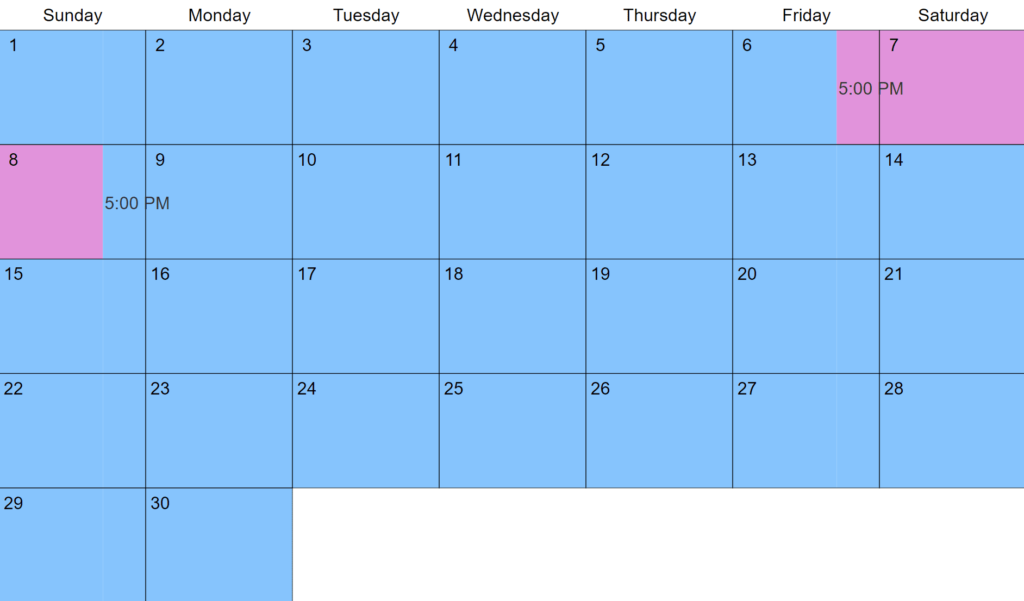 out of state visitation schedule examples you need