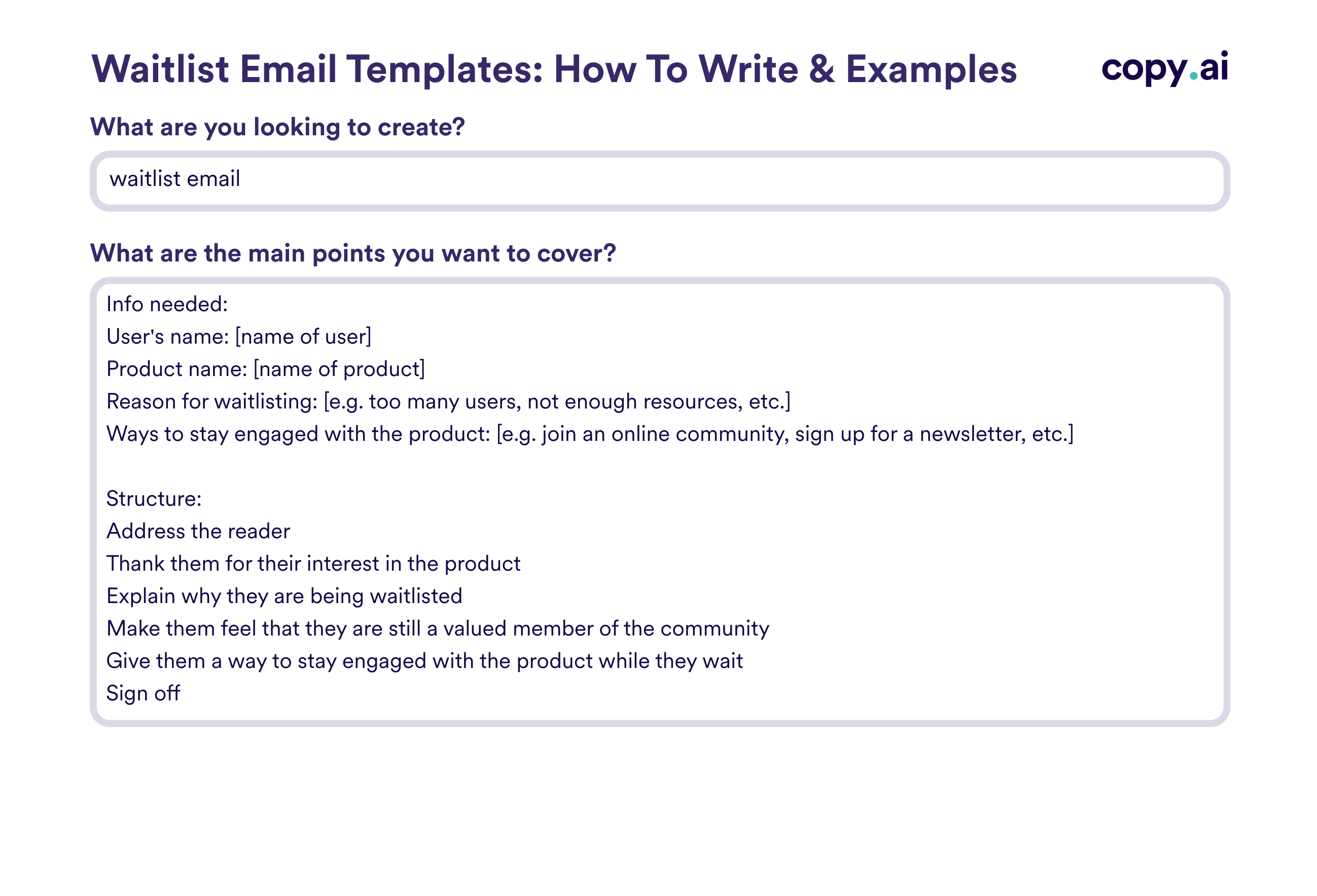 out of stock email examples to engage customers
