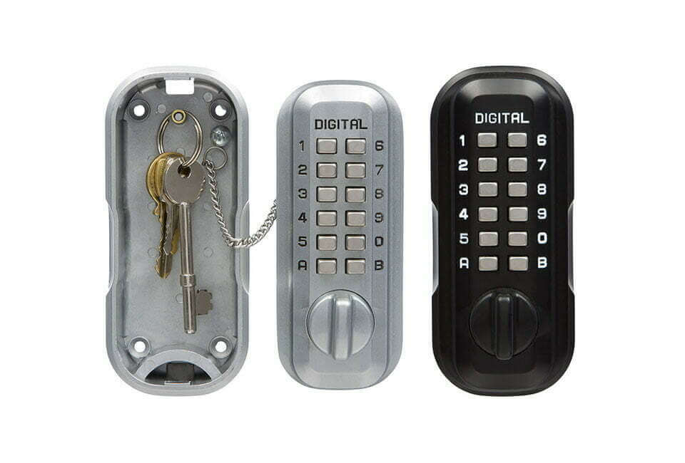 padlocks and surface bolts are examples of effective security