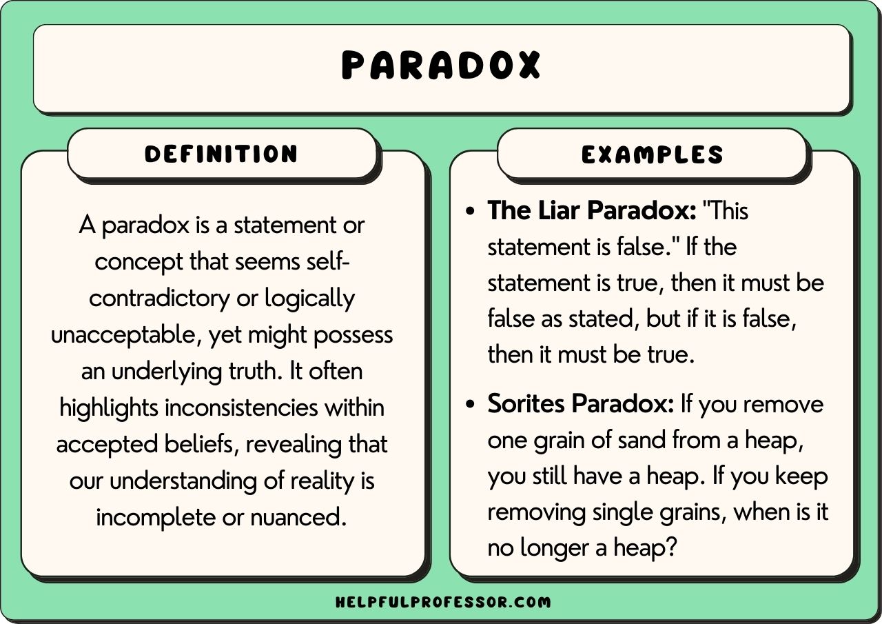 paradox examples that challenge our thinking
