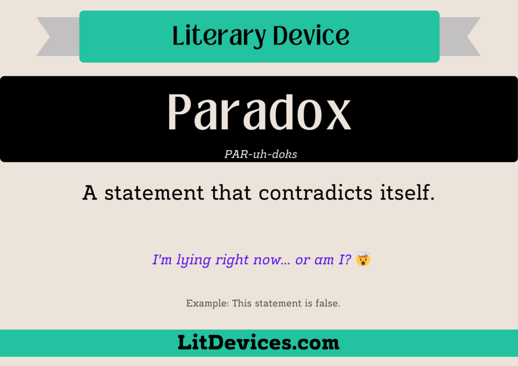 paradox in poetry notable examples and insights