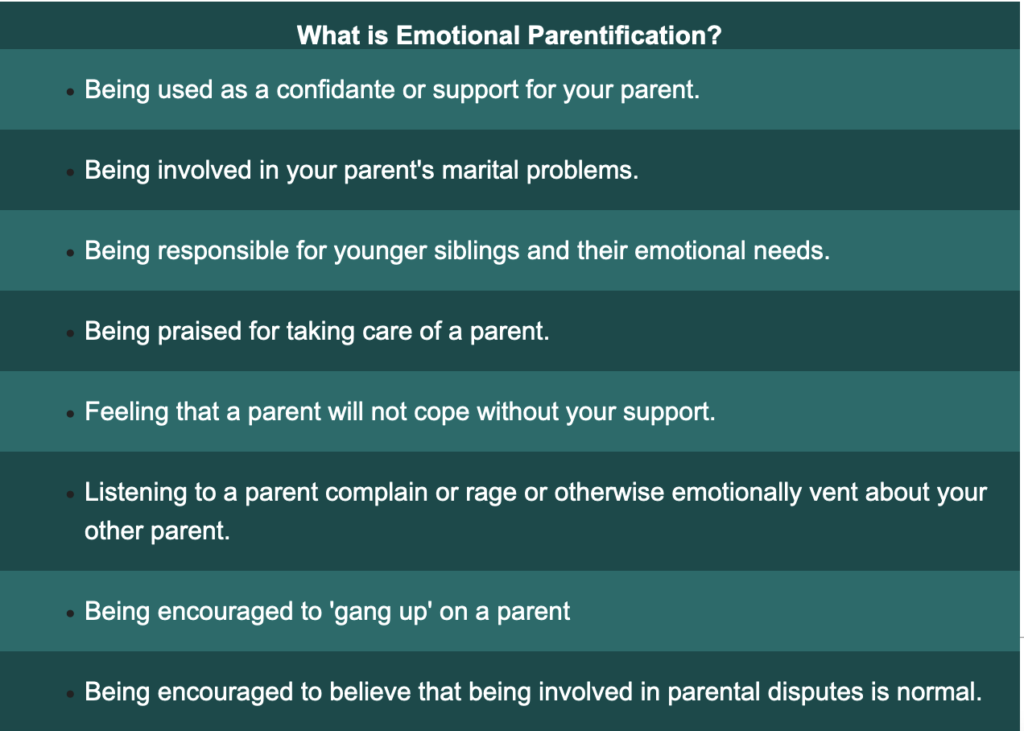parentified child signs key examples to know