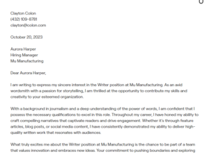 Personal Text Example Personal Letters Examples to Inspire Your Writing