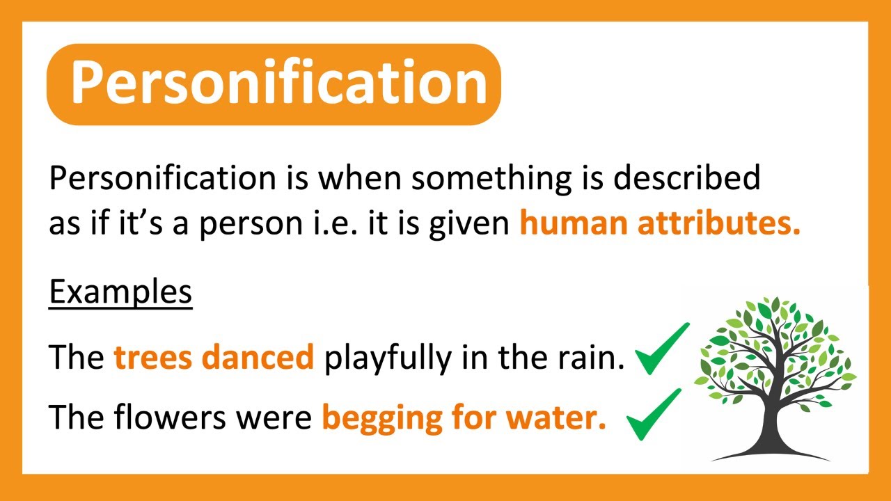 personification definition with examples