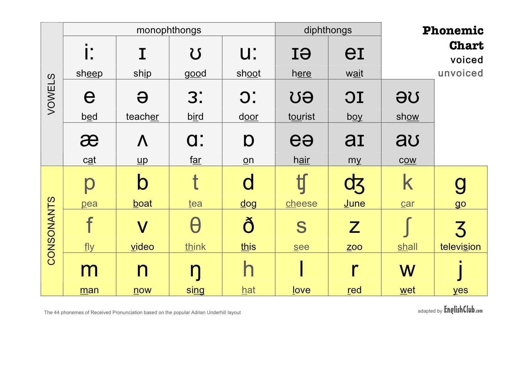 phonetic transcription of words examples you need to know