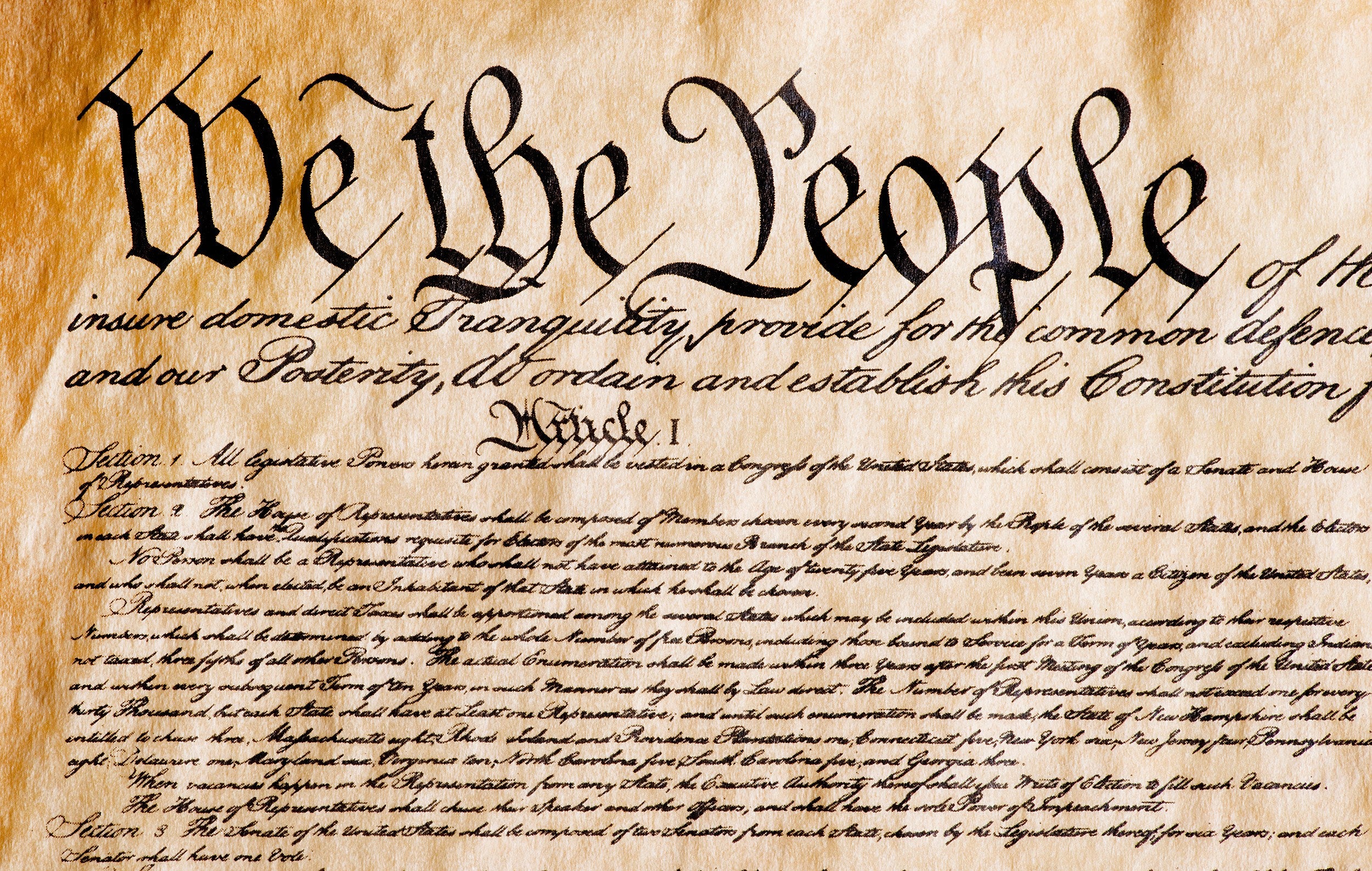 phrase in the constitution defining presidential power