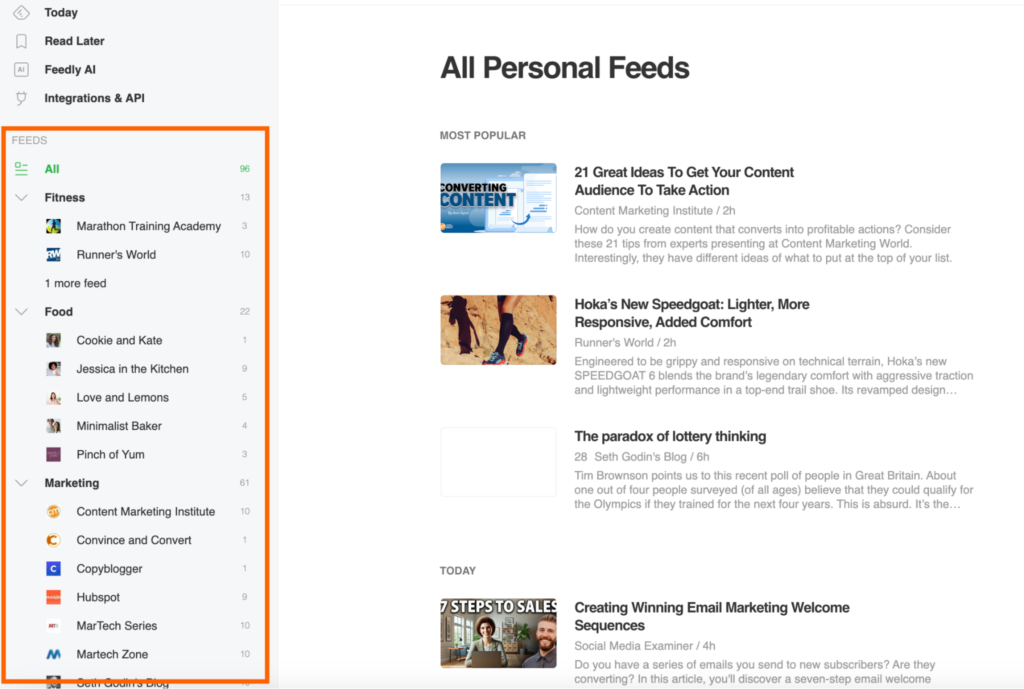popular rss feeds to boost your content consumption