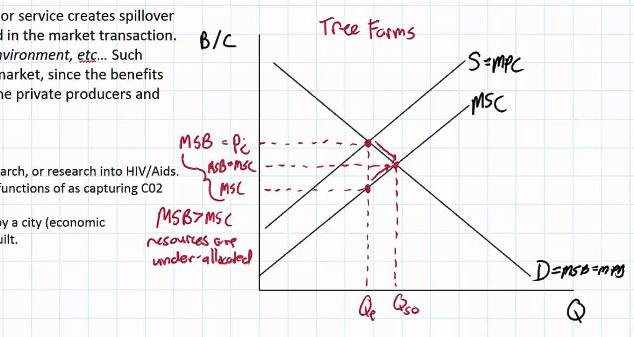 positive production externality graph key examples