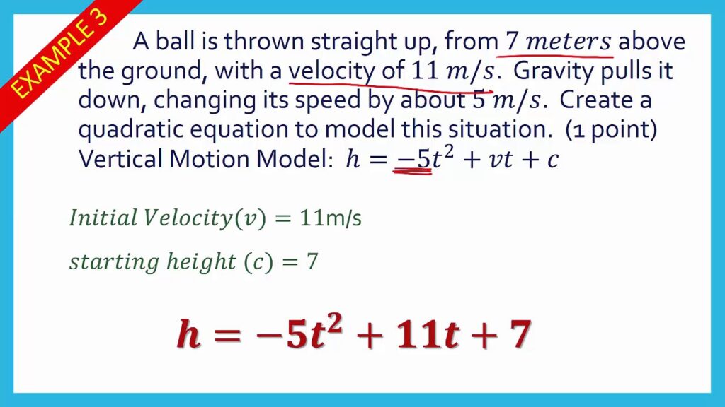 quadratic formula problems with real examples