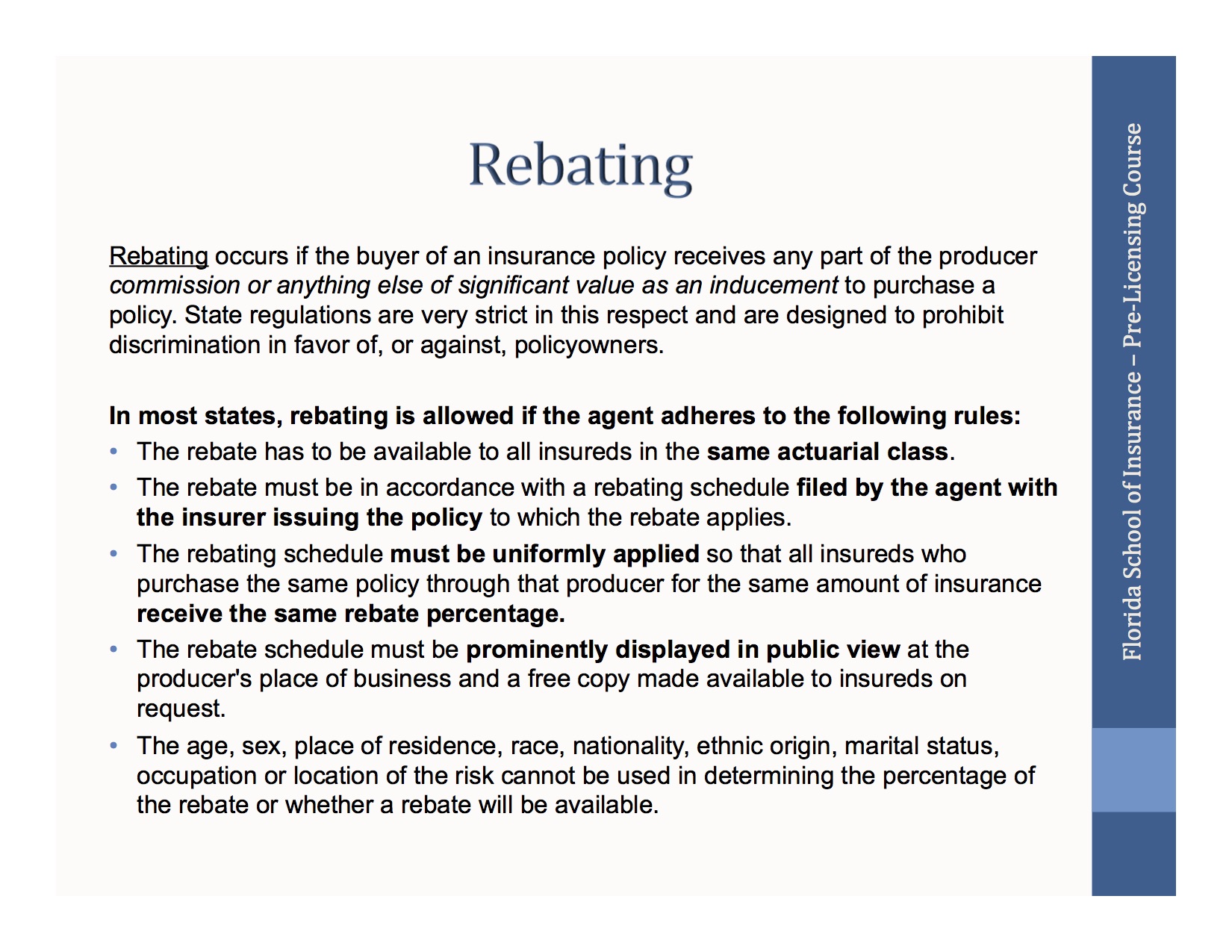 Rebating Insurance Definition with Key Examples