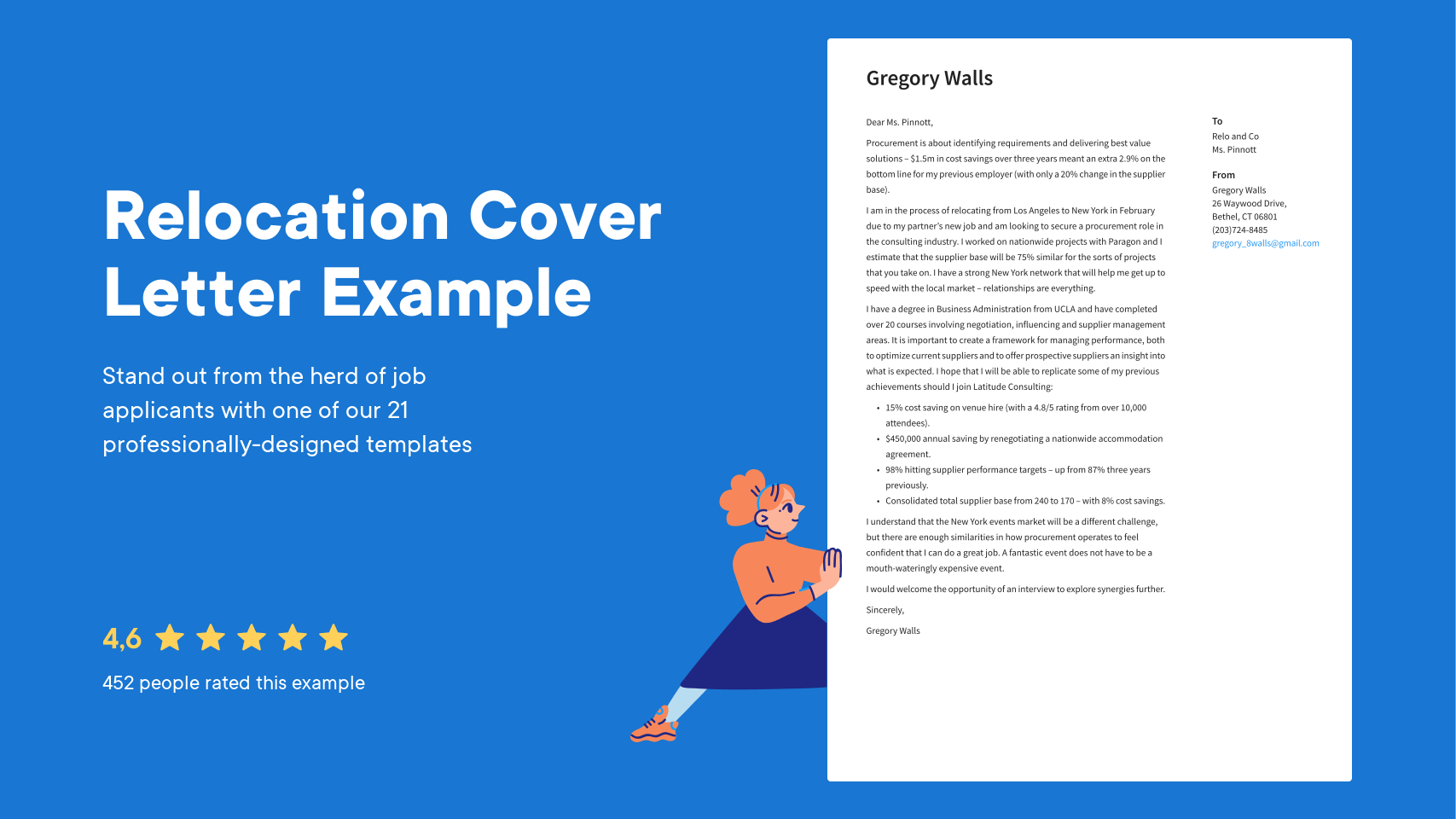 relocation cover letter examples to stand out