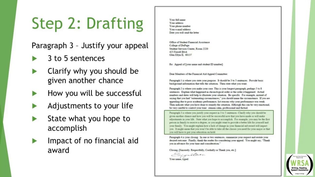 sap appeal letter examples for success