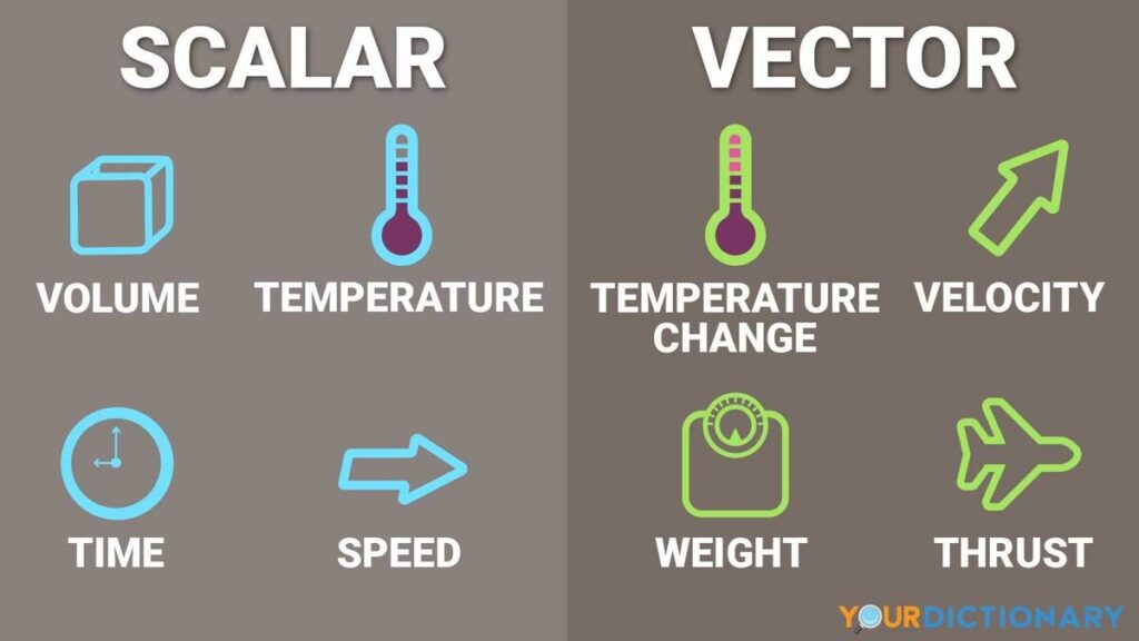 scalar quantity examples in everyday life
