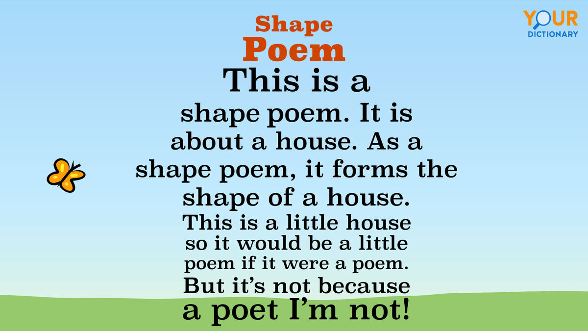 shape poem examples to inspire your writing