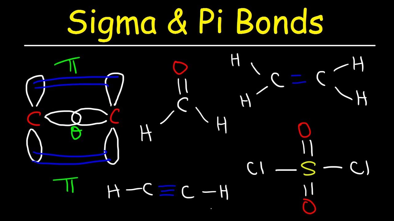 sigma bond examples in organic molecules explained