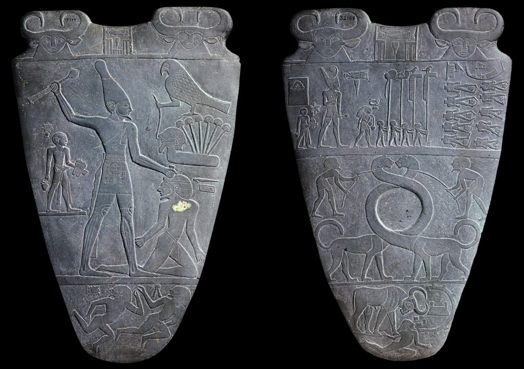symbolism of narmer palette in ancient egypt scaled