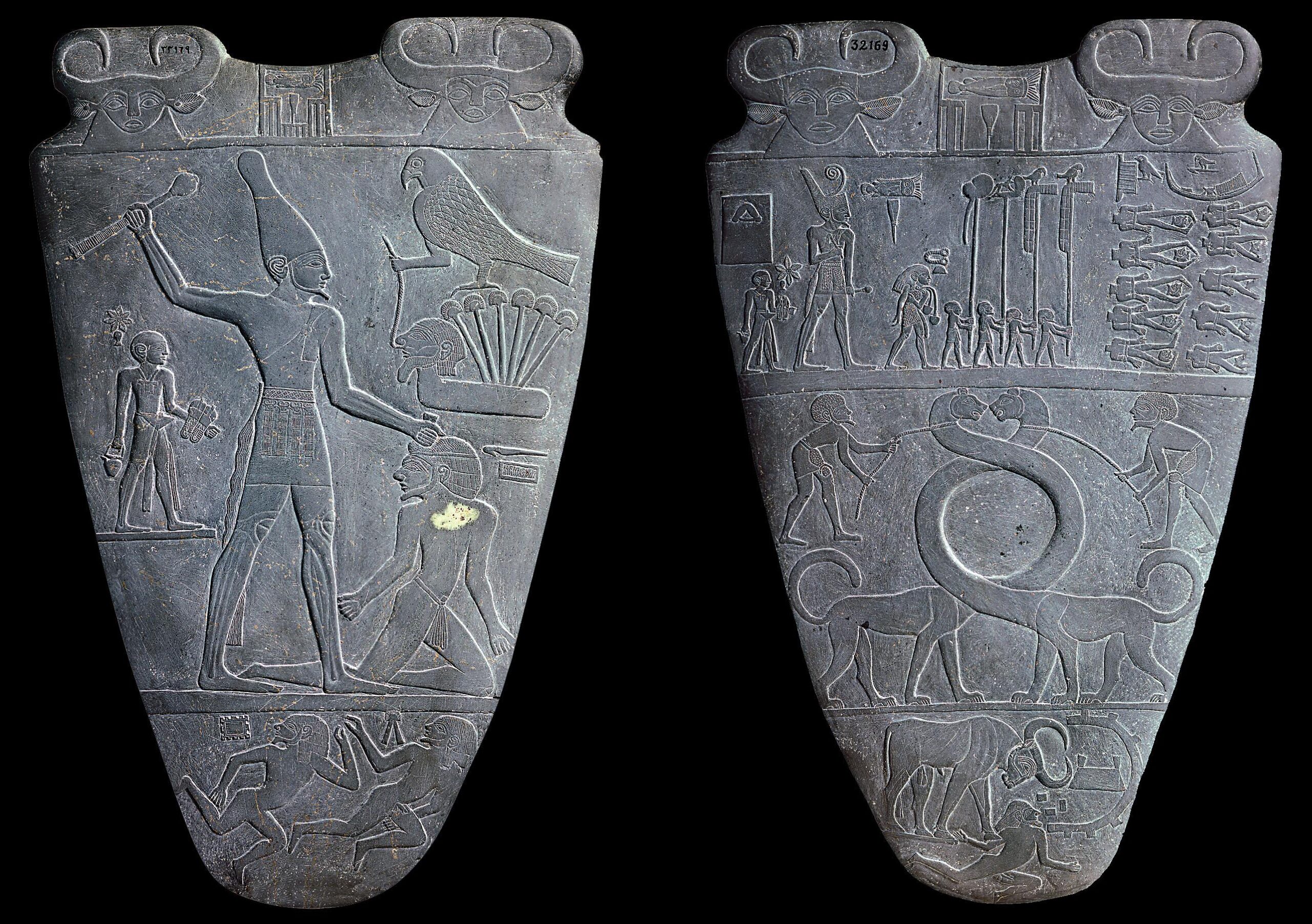 symbolism of narmer palette in ancient egypt scaled
