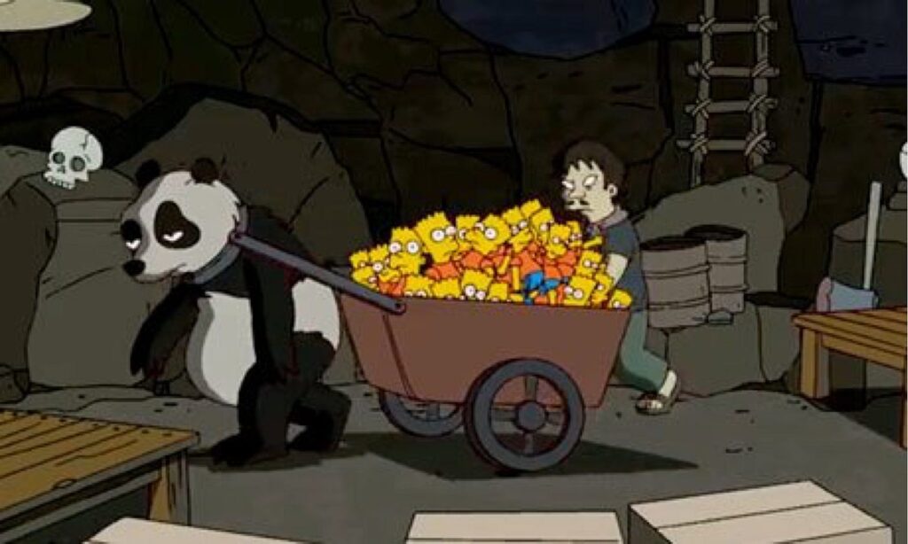 the simpsons satire examples that challenge society