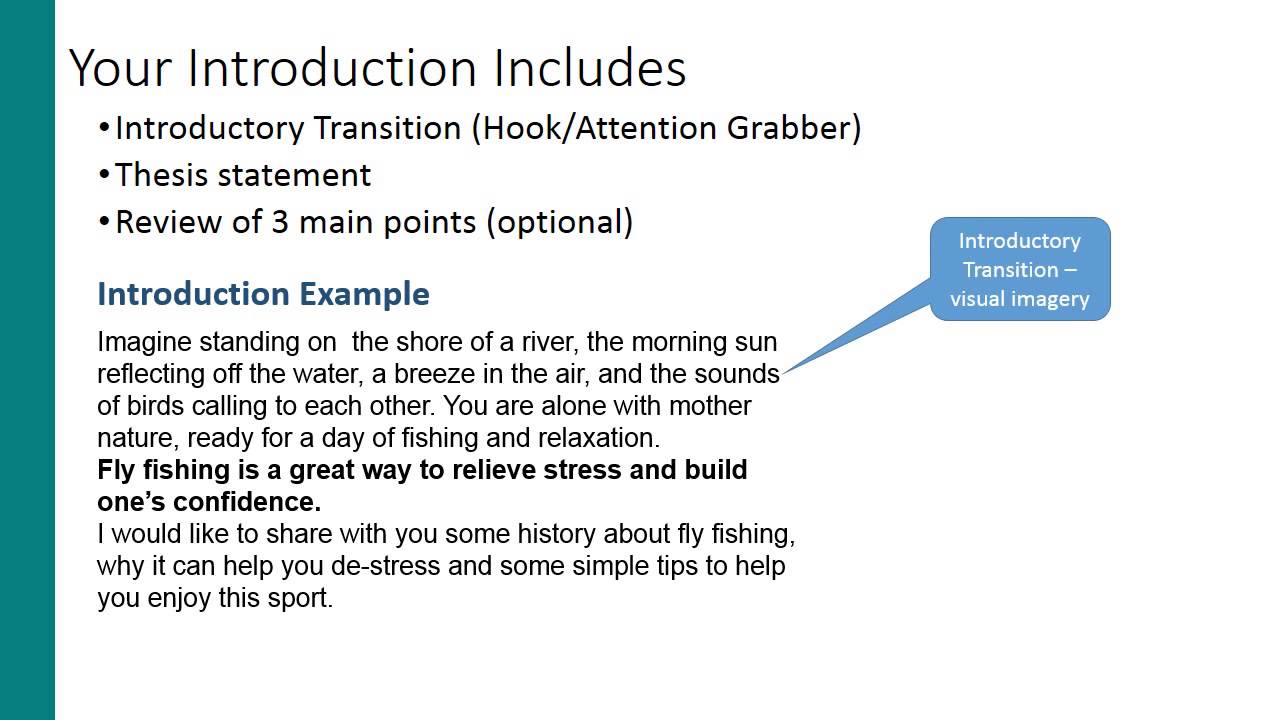 thesis statements for informative essays examples