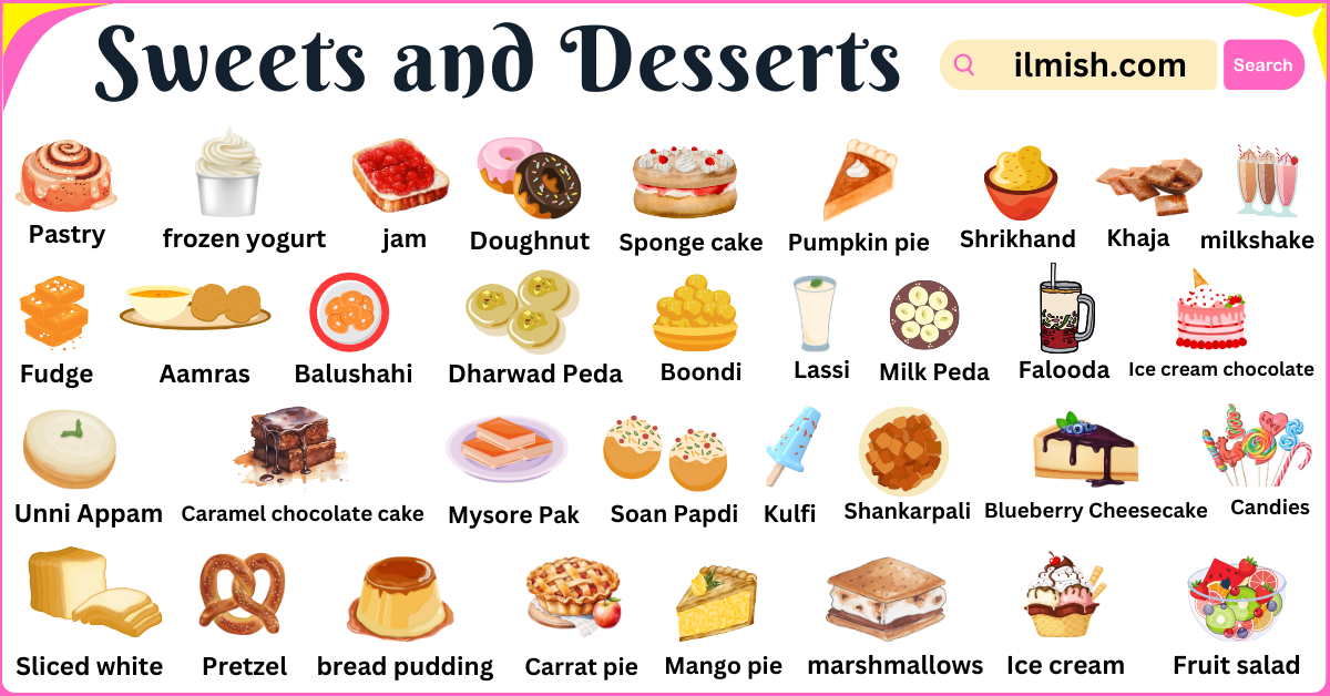 types of desserts for every sweet tooth