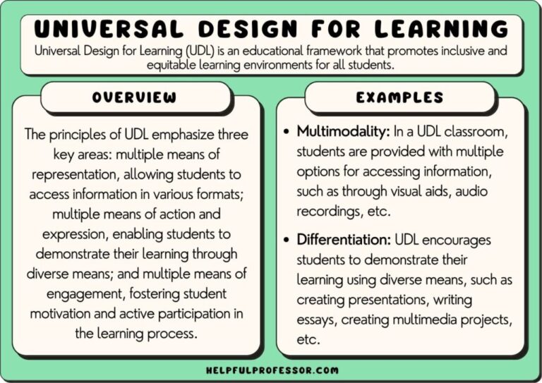 Universal Design for Learning Examples in Action