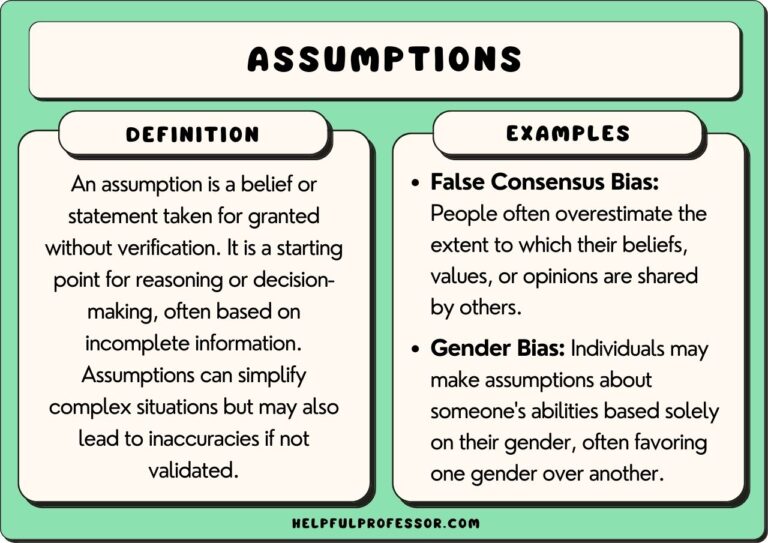 Value Assumption: Real-Life Examples Explained