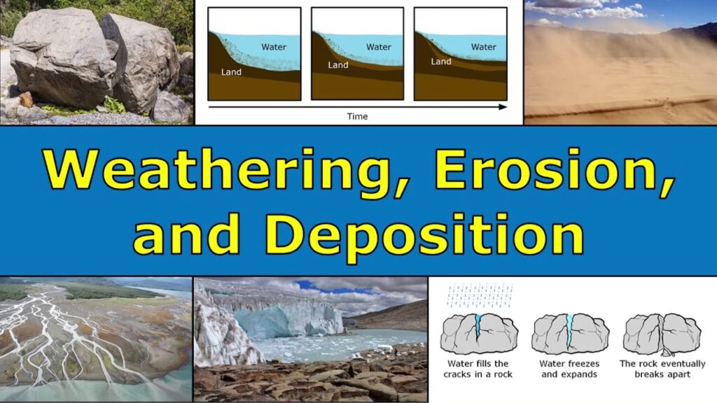 weathering erosion and deposition examples