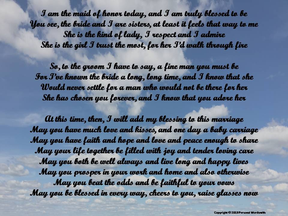 wedding speeches examples for sister youll love
