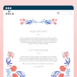 Wedding Website Bio Examples to Inspire You wedding website bio examples to inspire you