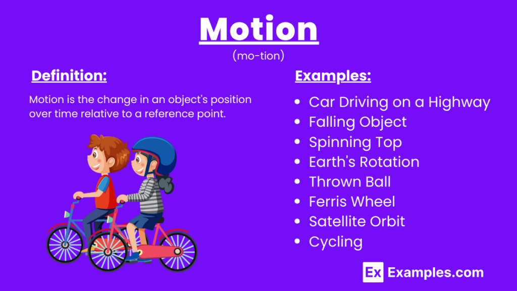 what is a motion key examples explained