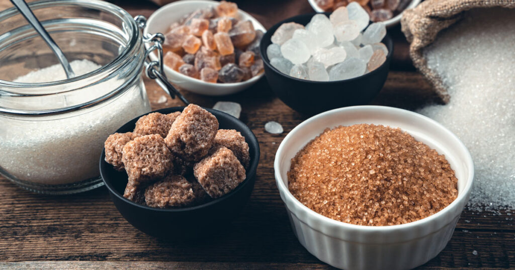 what is considered refined sugar key examples