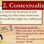 what is contextualization in history with examples