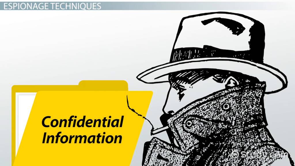 what is espionage key historical examples