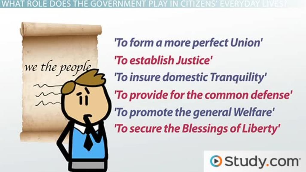 what is the purpose of government key examples