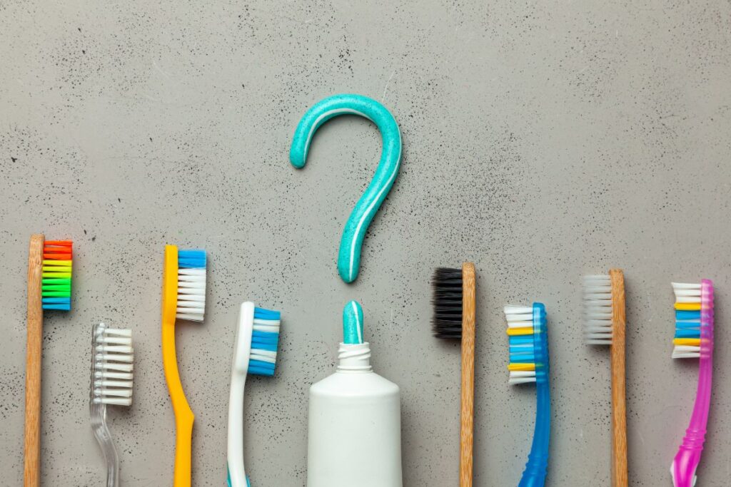 what toothbrushes and toothpaste represent